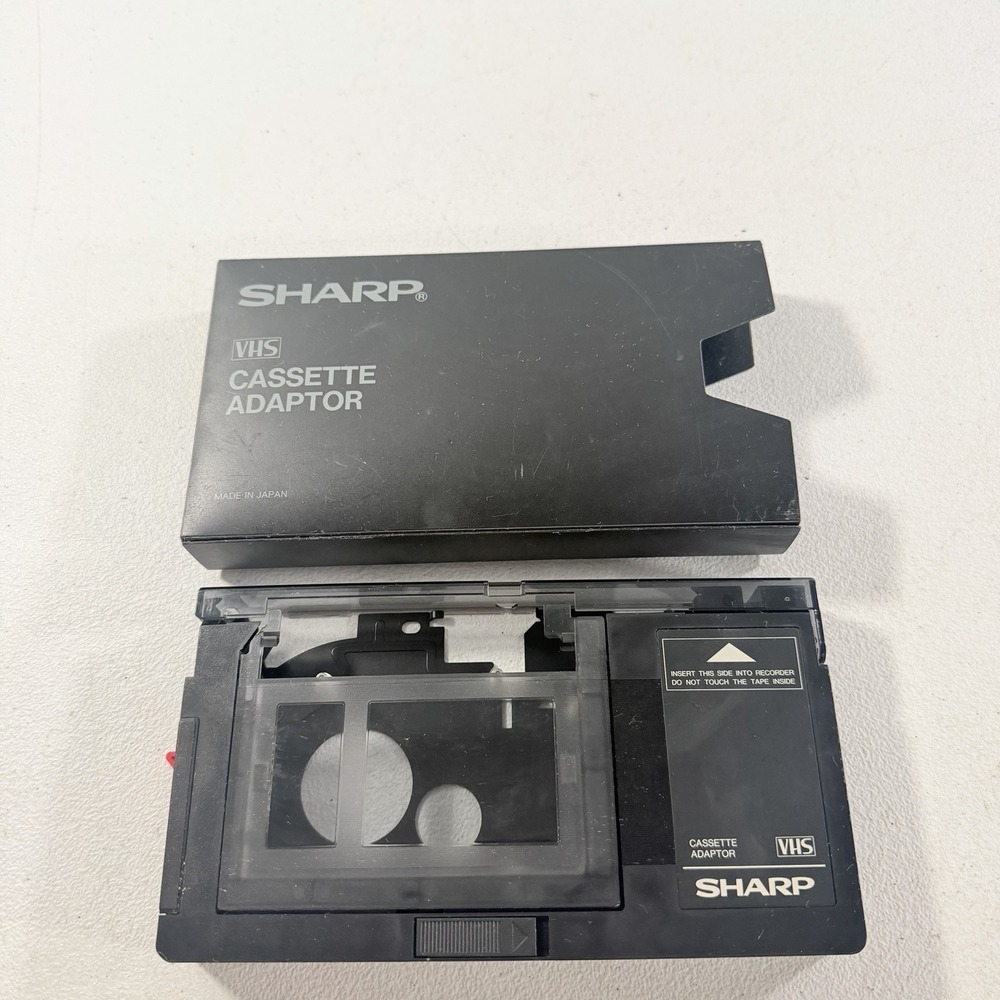 Sharp VHS Camcorder To VHS Cassette Adapter Converter VR-72CA UNTESTED‎ READ